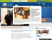 Tablet Screenshot of growwelleducation.com